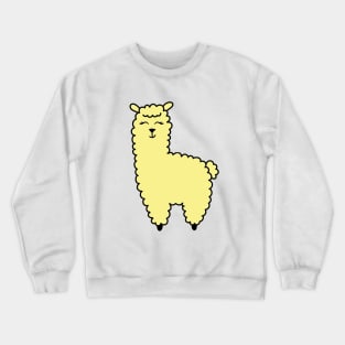 Smiling llama Crewneck Sweatshirt